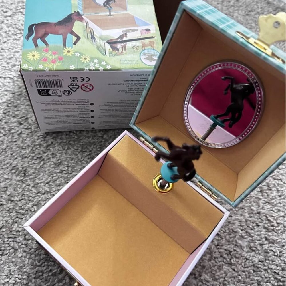 Musical Jewelry Box with Drawer